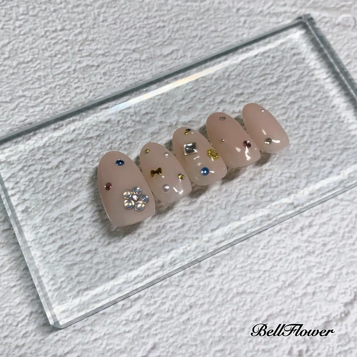 ネイル ハンドネイル Bell Flowerのネイルデザイン