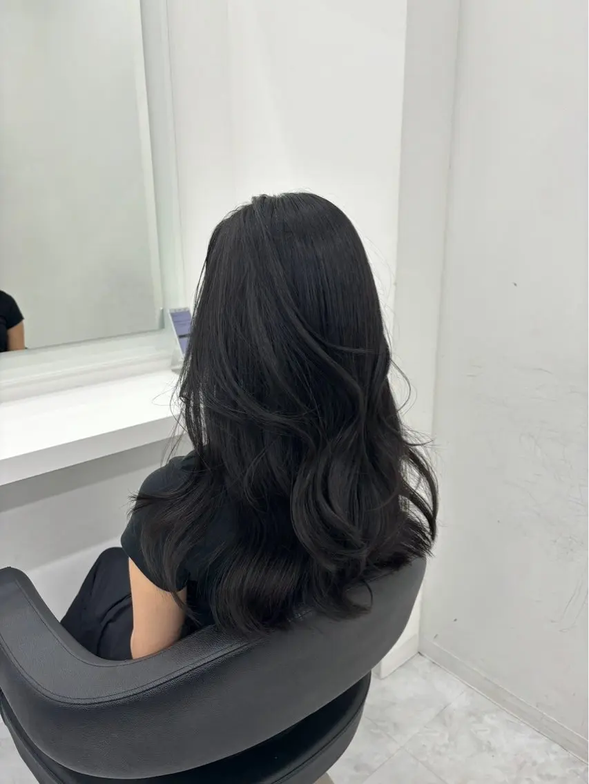 ロング カラー 透明感カラー トリートメント 🤍透明感推しカラー 🤍yui‪💞✨のヘアスタイル