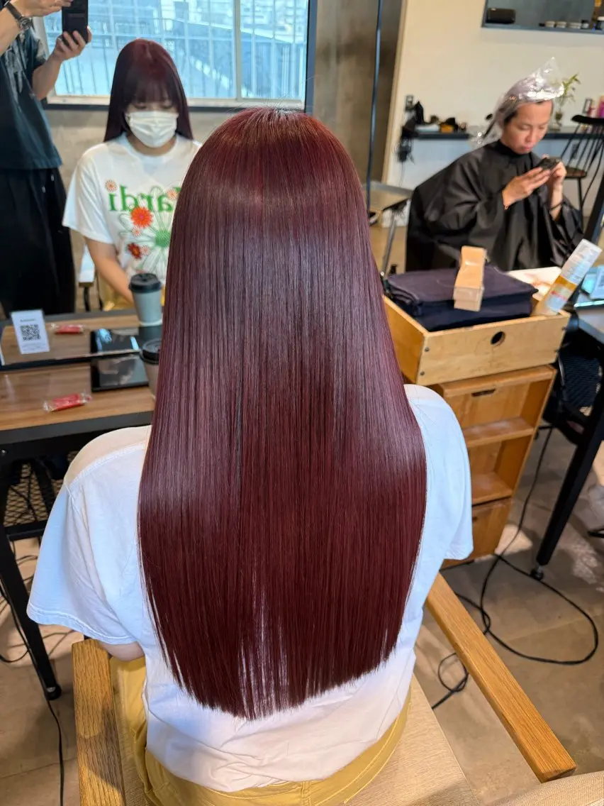 ロング カラー ブリーチ ダブルカラー ブリーチなしカラー カット ヘアカラー ヘッドスパ 髪質改善カラーサロン 代表　KOHEIのヘアスタイル
