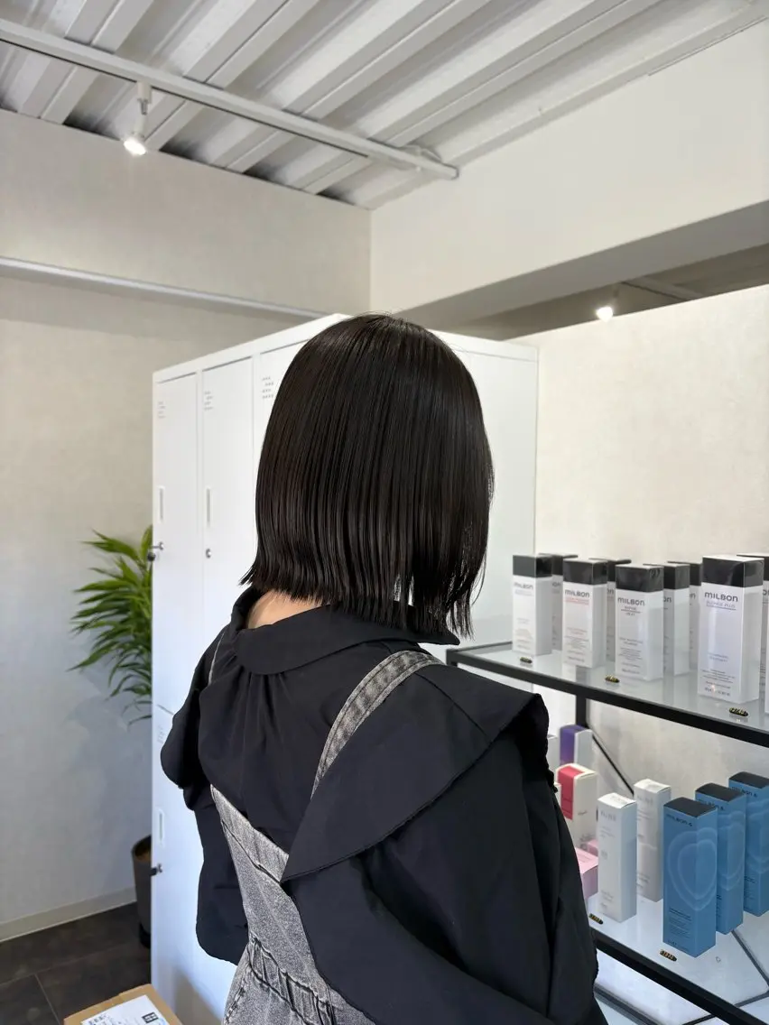 ミディアム ヘアカラー haku【津久野店】 ERIKAのヘアスタイル