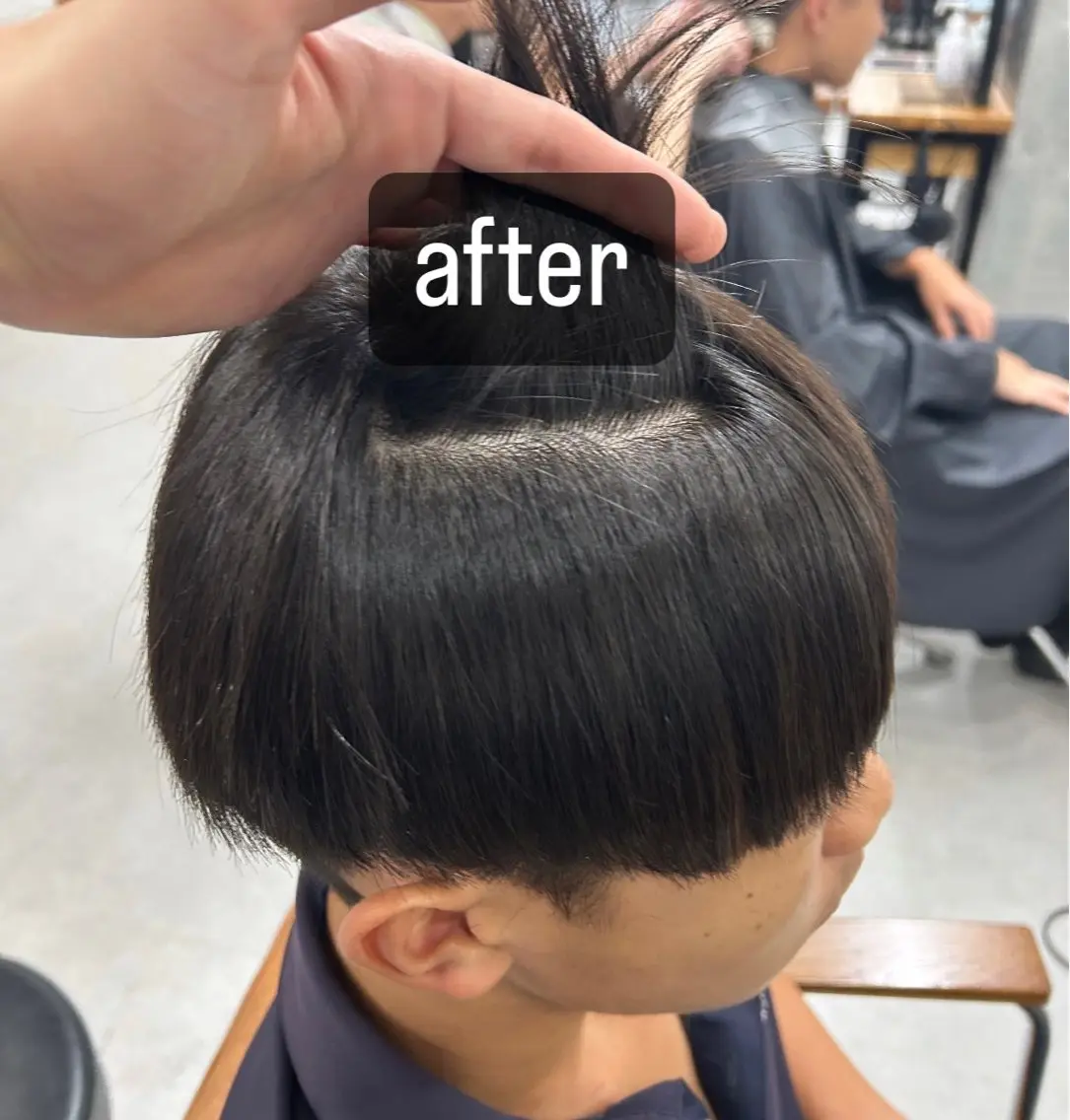 パーマ メンズ カット 縮毛矯正 トリートメント ヘッドスパ ヘアセット カズキ🌼曲がる 縮毛矯正のヘアスタイル