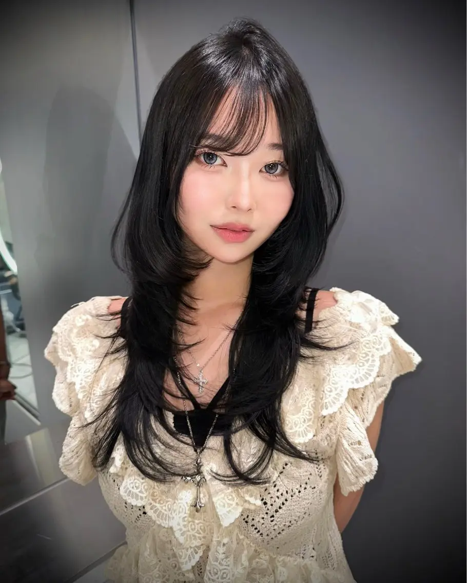 ロング カラー 🥀モテ髪レイヤー 職人🥀のヘアスタイル