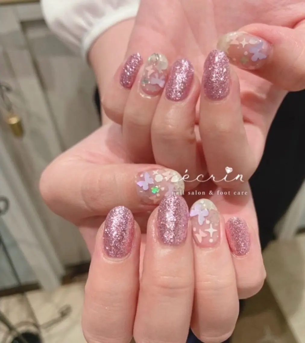 💅ラメワンカラー(オフ500円)の写真