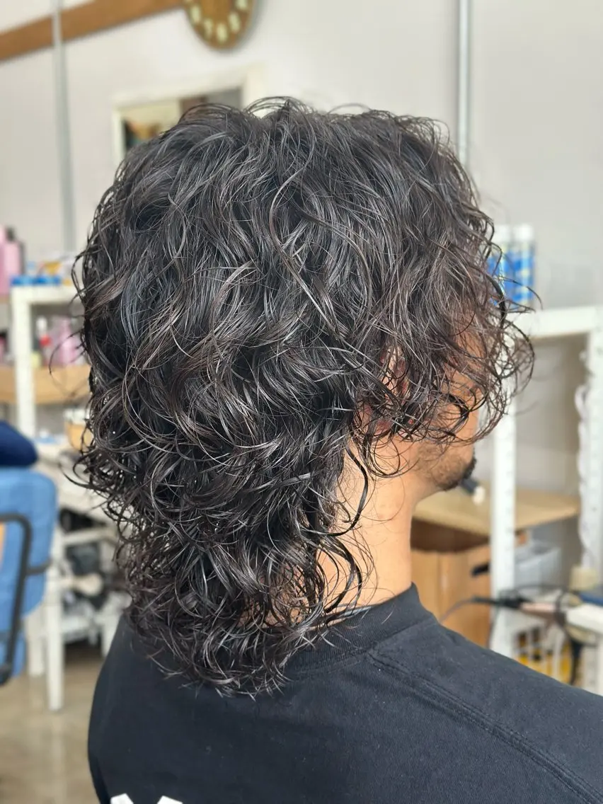 パーマ メンズ メンズパーマ スパイラルパーマ パーマ Snalyメンズ特化 スエハラのヘアスタイル