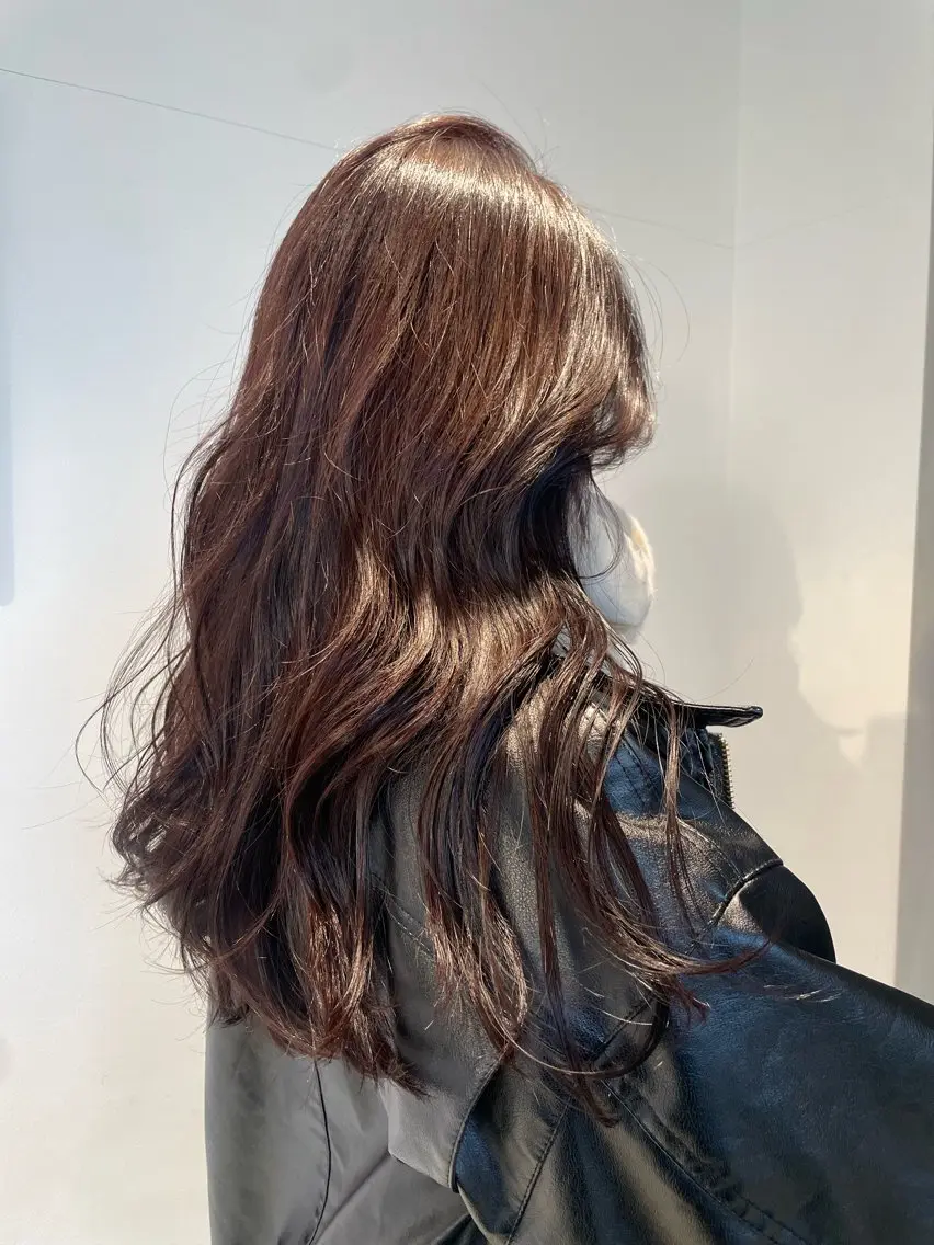 ロング カラー 北山 夢菜のヘアスタイル