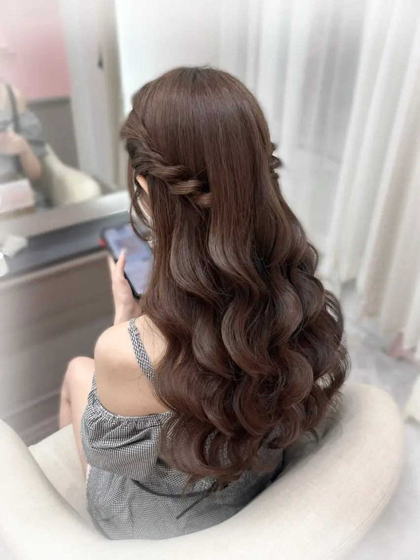 ロング ヨシンモリ lien ayu ♡のヘアスタイル