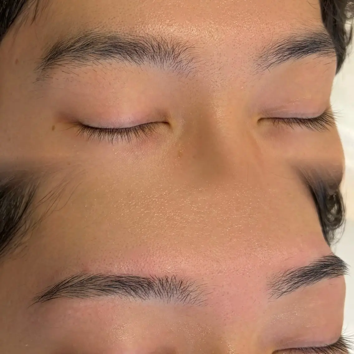 メンズ アイブロウ メンズアイブロウ 眉毛ワックス脱毛 カット 草薙メンズ縮毛矯正 💫緒方美柚のヘアスタイル