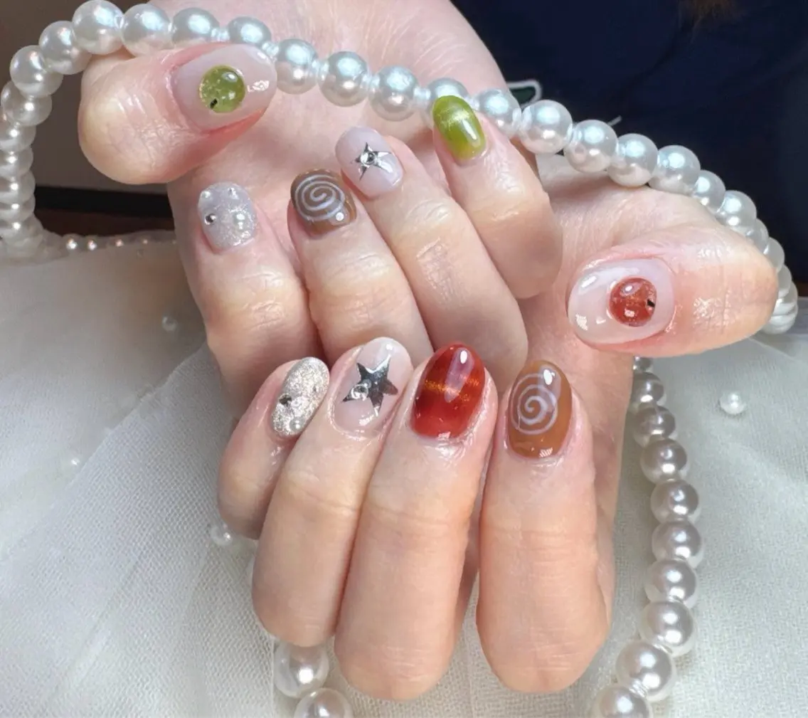 ネイル ハンドネイル WO MIAO💎のネイルデザイン