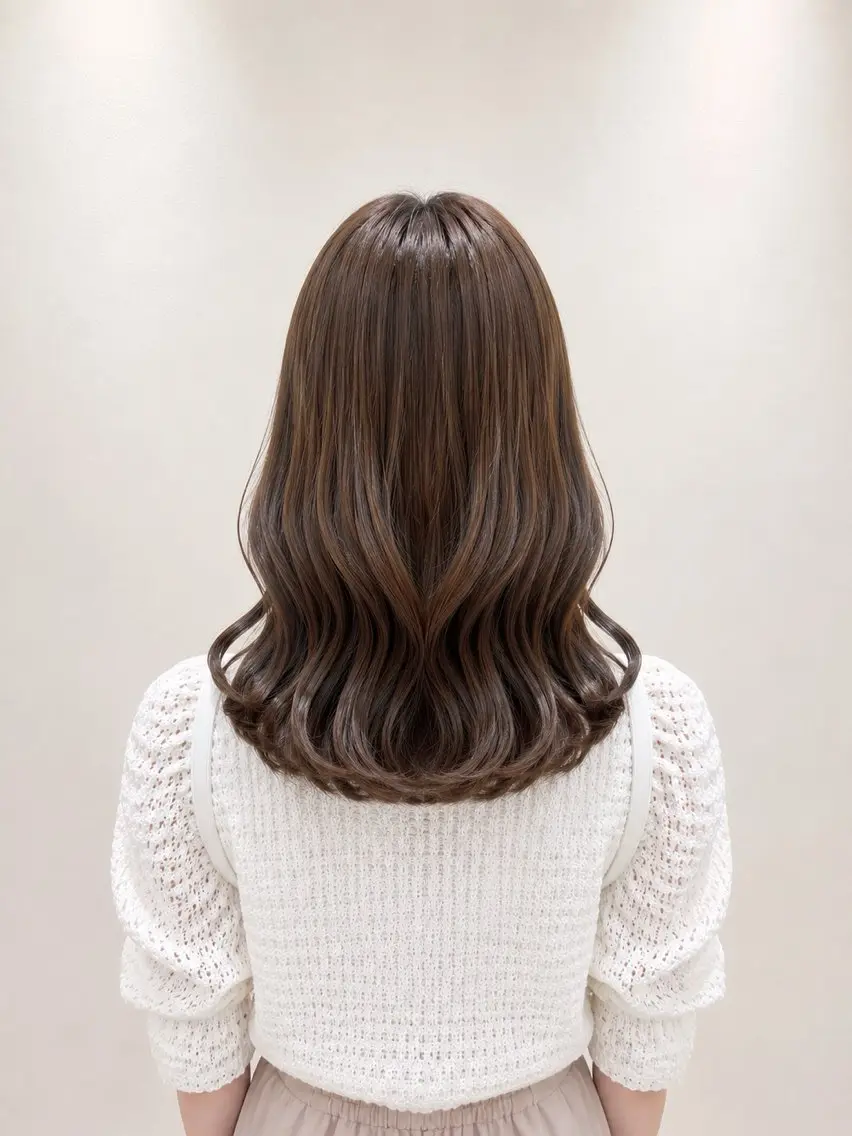 ミディアム ヘアアレンジ ヘアセット ヘアセット ヘッドスパ/河西未来のヘアスタイル
