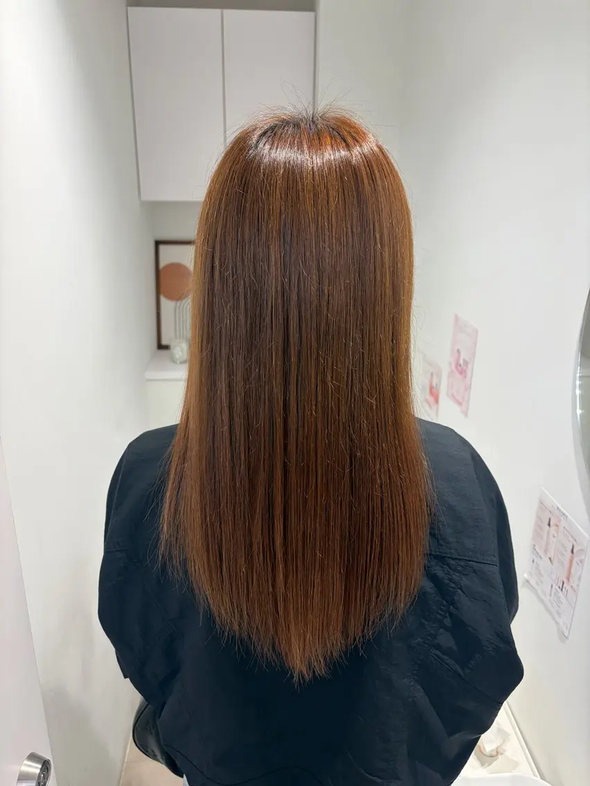 ロング ヘアカラー 🍊暖色カラー🍒‪ /MAOのヘアスタイル