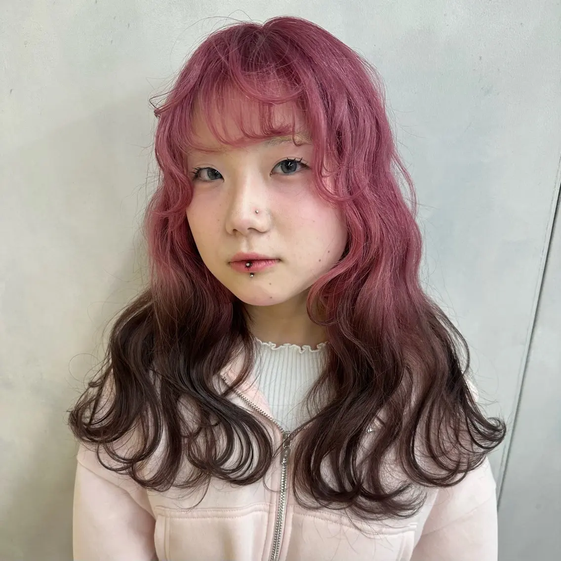 🌈新規限定🌈[ダブルカラー]ケアブリーチ使用/ケアトリートメント/ハイトーンカラー/デザインカラー/艶カラーの写真