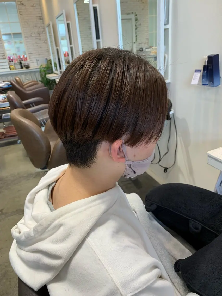 ショート くせ毛 髪質改善 カット 縮毛矯正 トリートメント naoc area2 chie＊奈良生駒市のヘアスタイル
