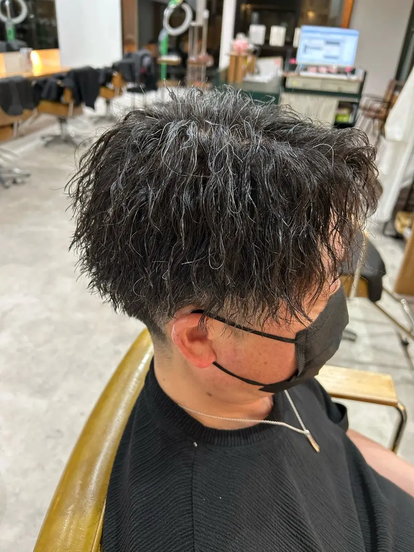 パーマ ヘアアレンジ メンズ カット パーマ 《外国人風ヘア特化》 早川 愛斗のヘアスタイル