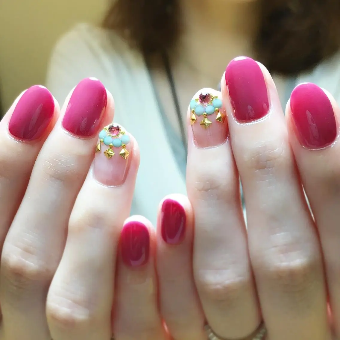 ネイル パープル Nail salon viewt55☺︎のネイルデザイン