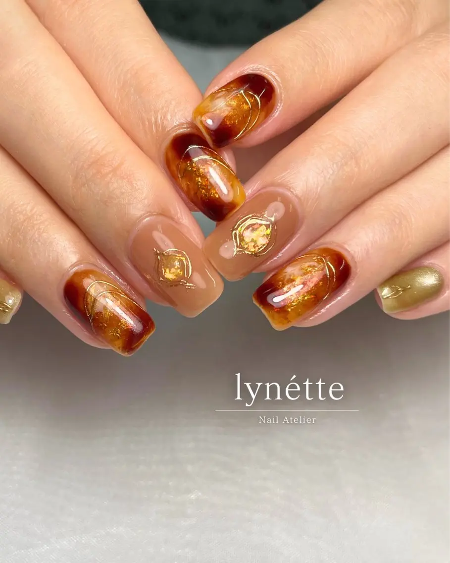ネイル ニュアンスネイル lynétte 那覇ネイルサロンのネイルデザイン