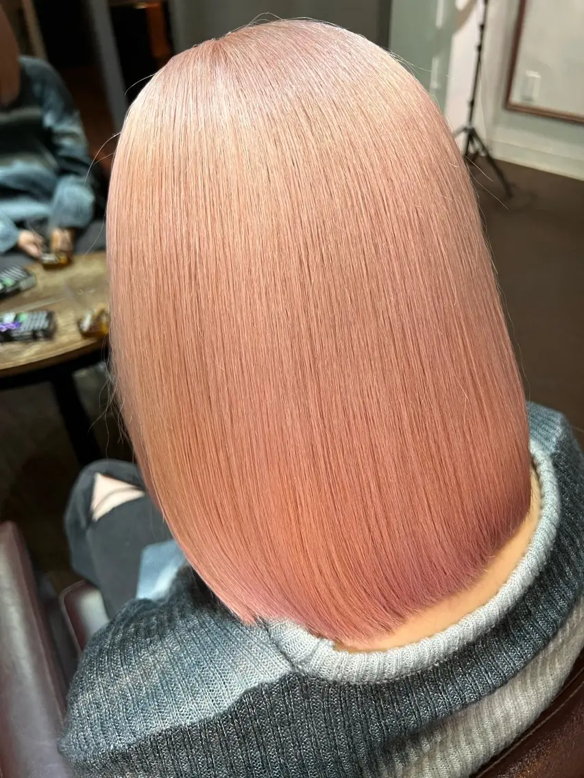ロング カラー ベージュカラー ブリーチ ケアブリーチ 透明感カラー ダブルカラー ヘアカラー Lima/ハイトー ン/ブリーチ/心斎橋のヘアスタイル