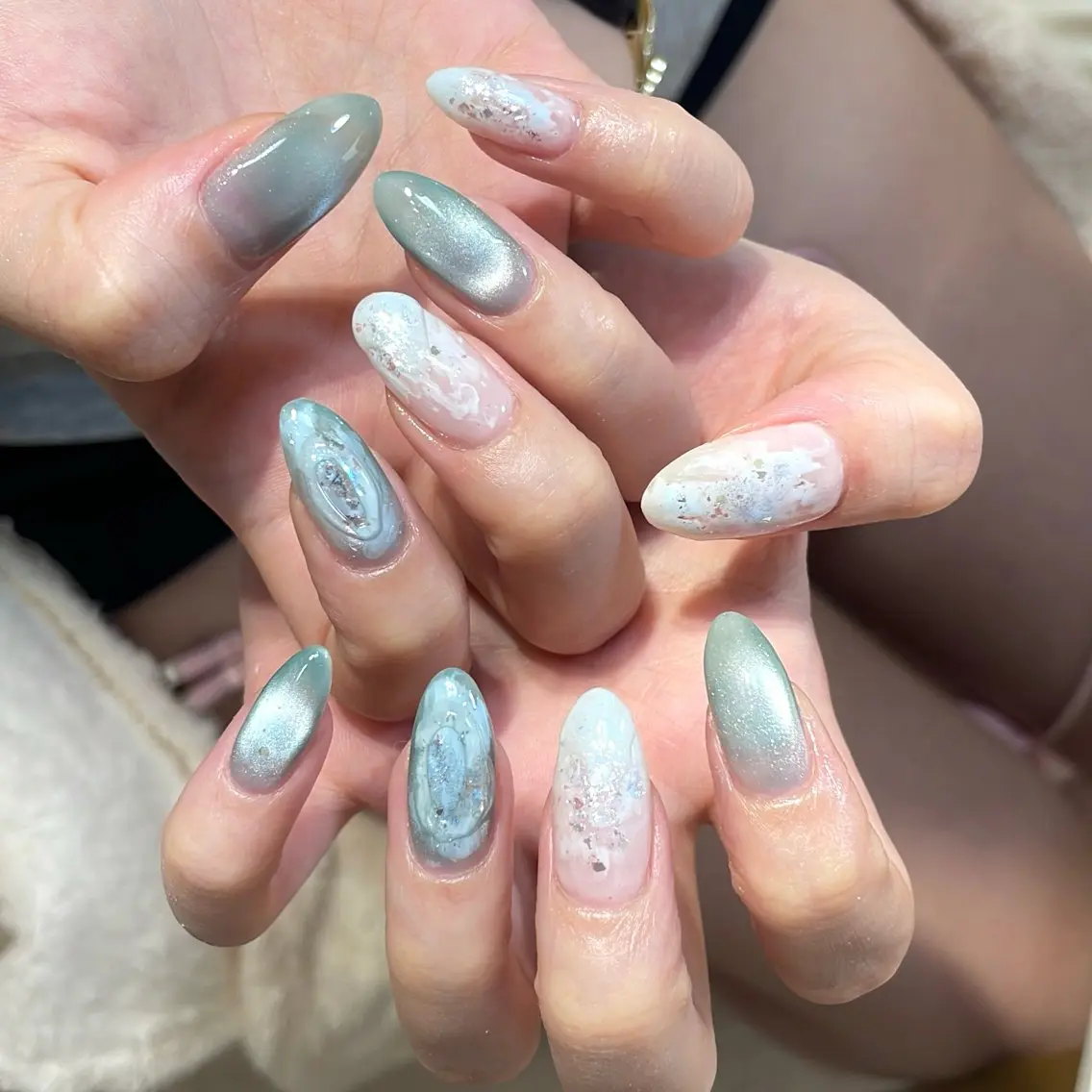 ネイル ハンドネイル SunNail池袋 🍧エミリーのネイルデザイン