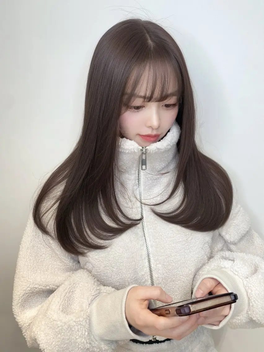 セミロング カット ヘアカラー トリートメント ♡大人カワイイ hair♡徳井はやとのヘアスタイル