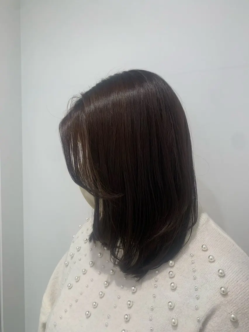 セミロング カット ヘアカラー BASSA🌼 rinka🌼のヘアスタイル