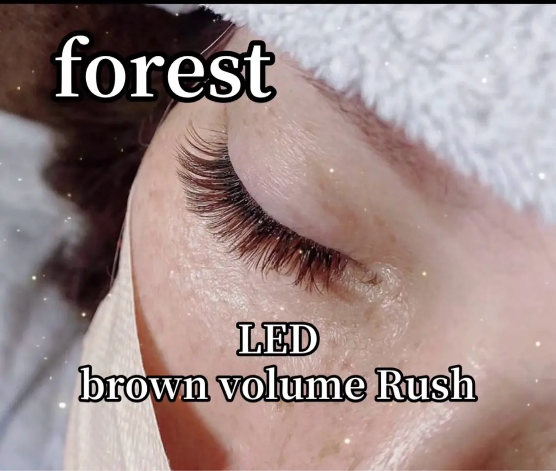 マツエク・マツパ 付け放題 カラーマツエク ボリュームラッシュ マツエクサロン forestのマツエク・マツパデザイン