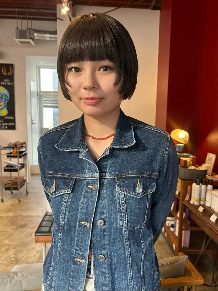 カラー オリーブカラー ORe'S HAIR BE　GLaDまなみのヘアスタイル