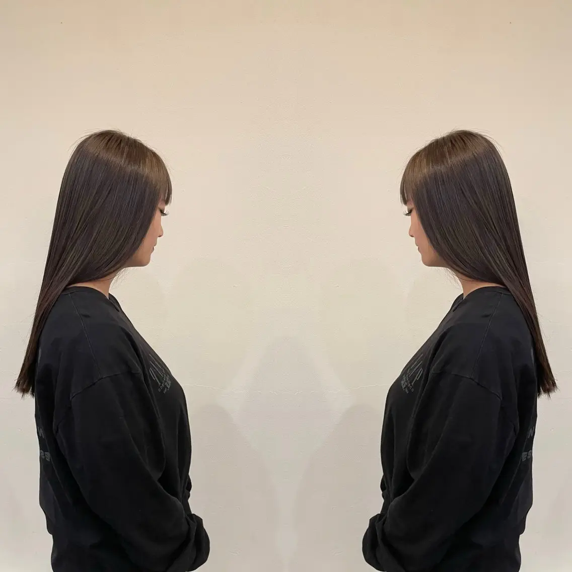 ロング カラー ベージュカラー ブリーチ ロング カット ヘアカラー VERDA KENのヘアスタイル