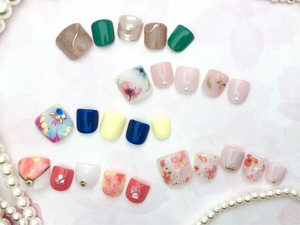 ネイル フットネイル Nailsalon ARKαのネイルデザイン