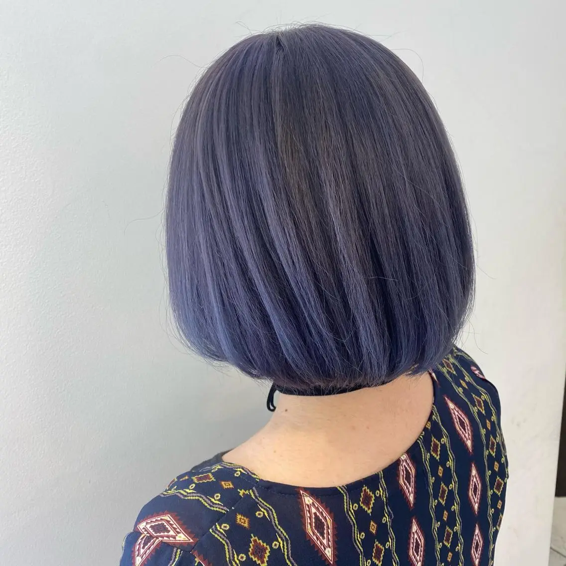 ミディアム カラー 渡邊 唯のヘアスタイル