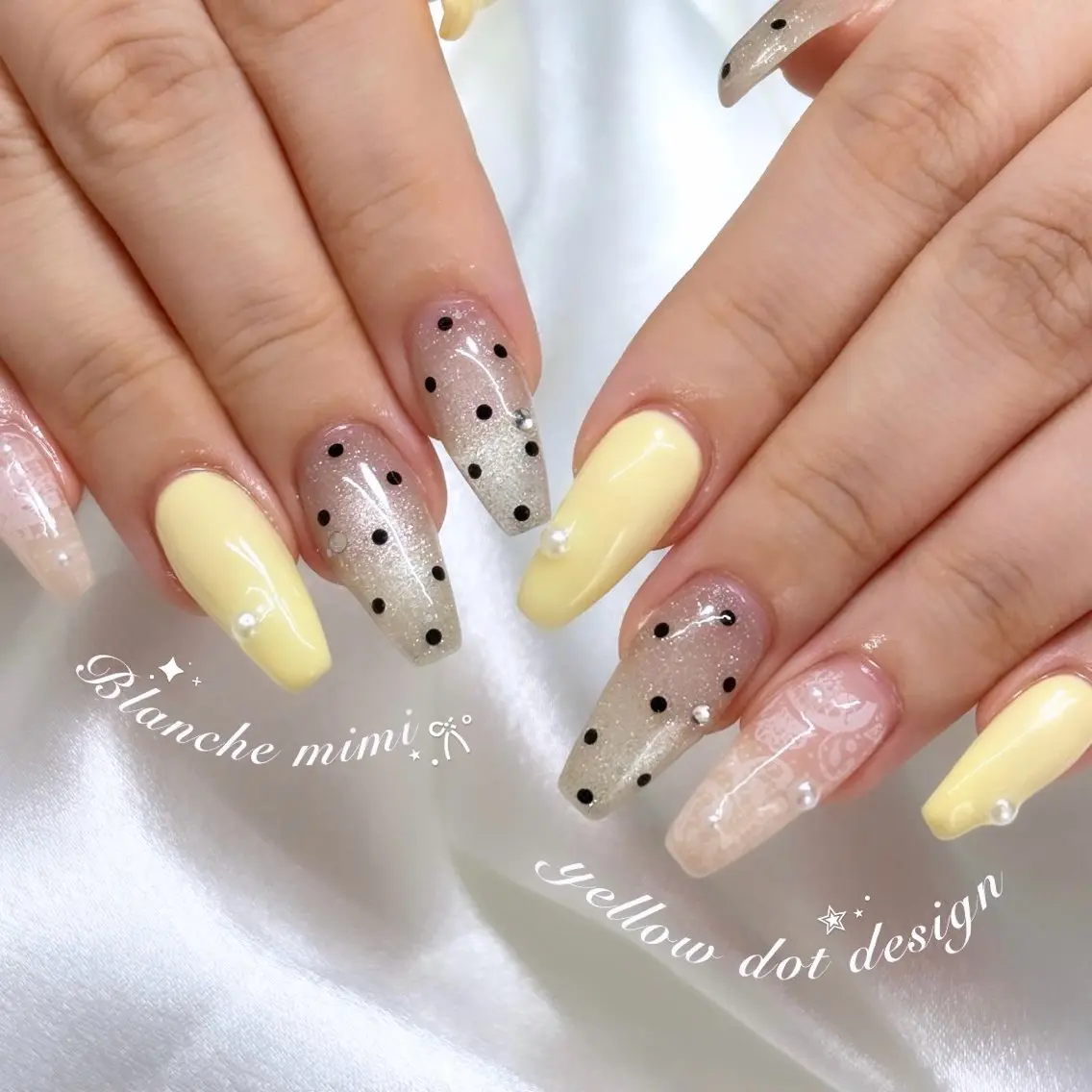 ネイル ハンドネイル Blanche mimi.u_aのネイルデザイン