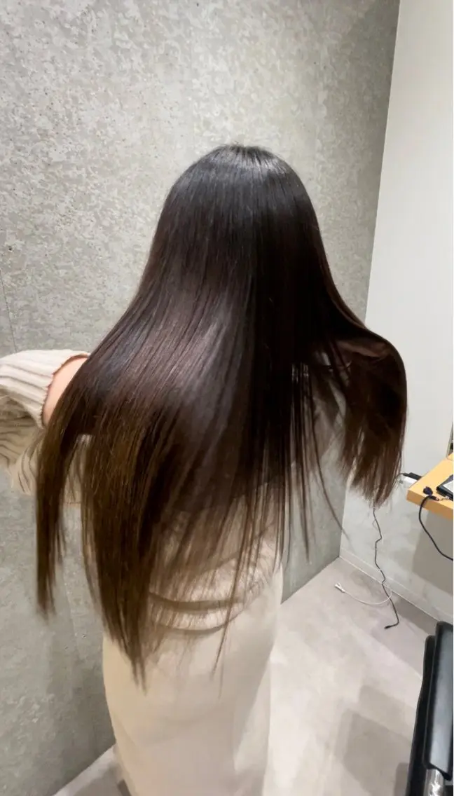 ミディアム 髪質改善 トリートメント 髪質改善ヘアケア 艶髪特化/上田のヘアスタイル