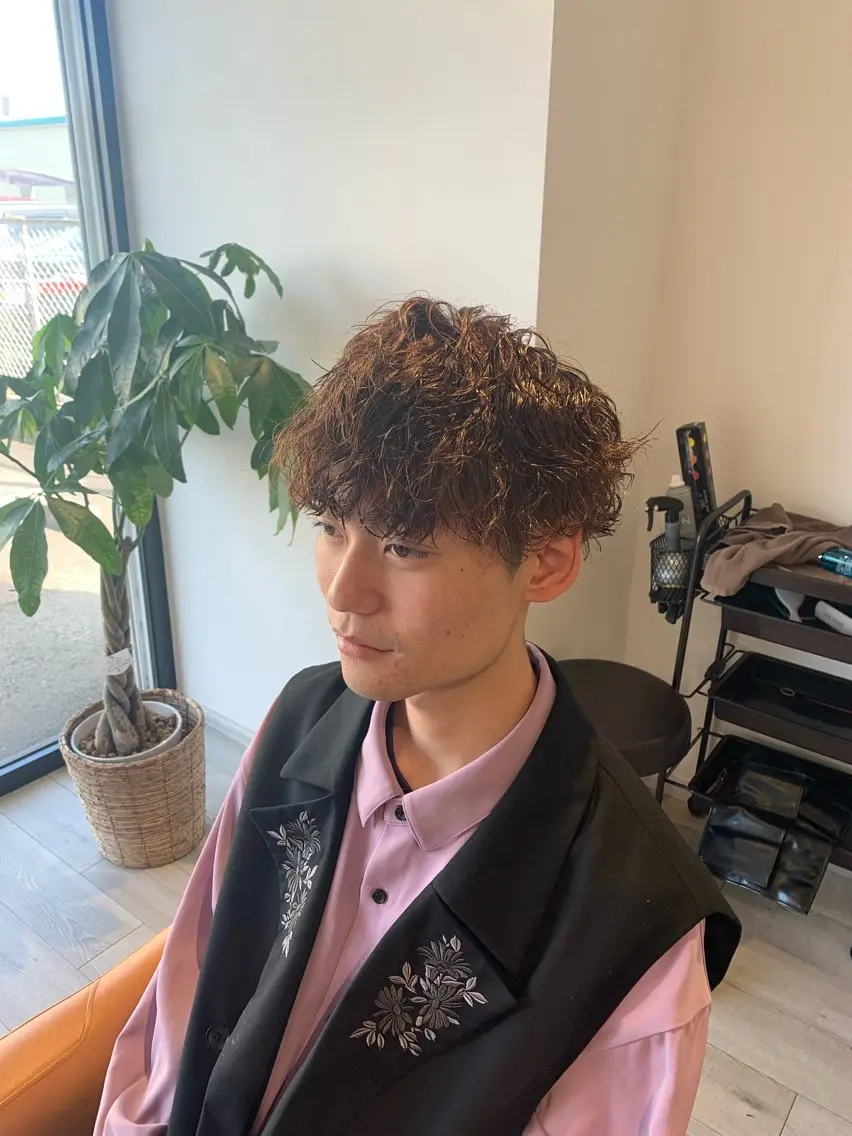 パーマ 石井 琉星のヘアスタイル