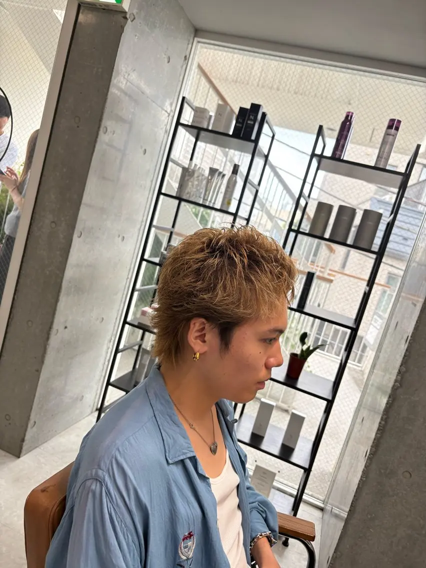 メンズ メンズパーマ特化 園田 楓莉のヘアスタイル