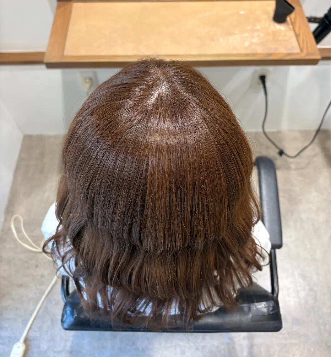 セミロング カラー トリートメント ヘアカラー ✨透明感カラー✨ suzuka🫧のヘアスタイル