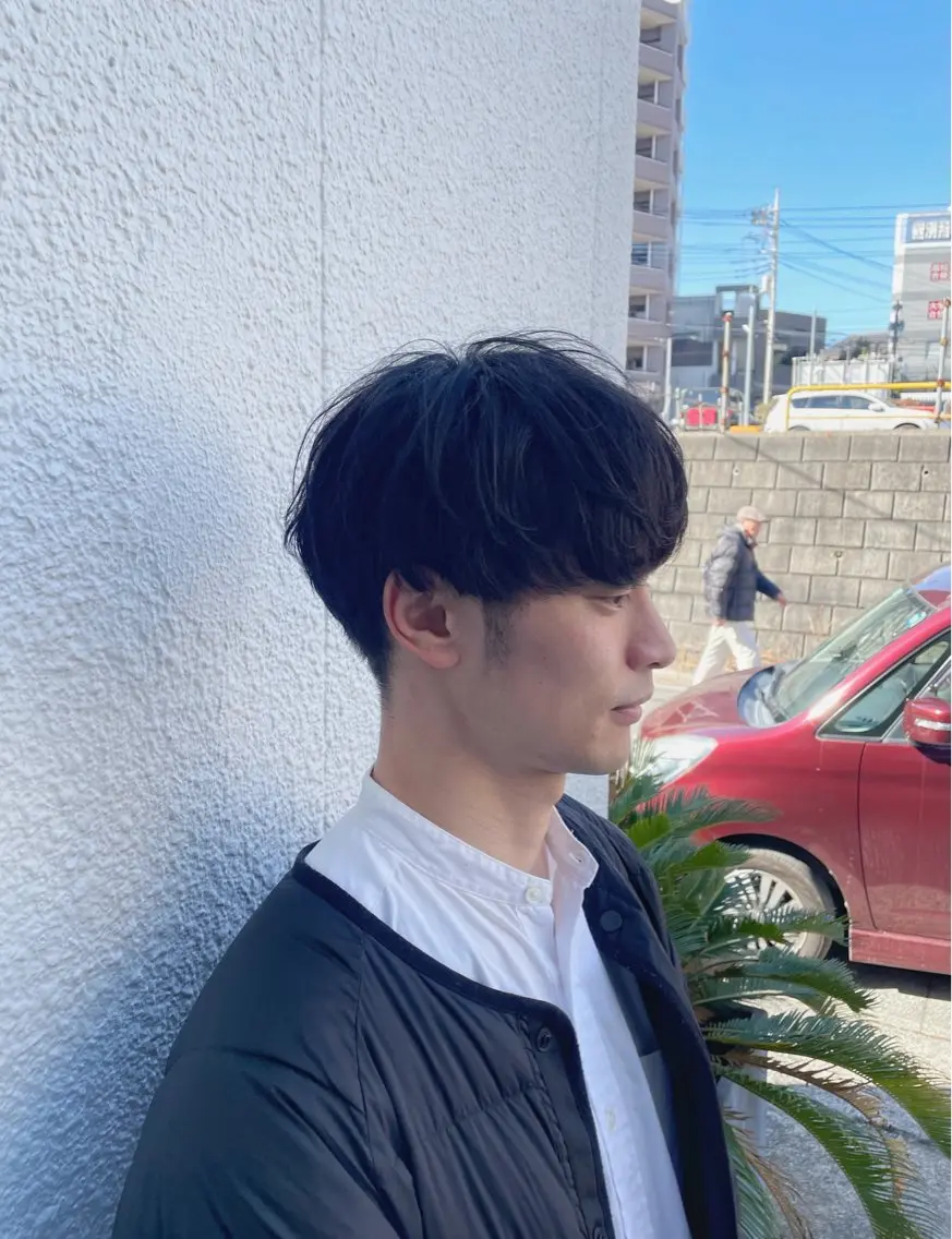 メンズ マッシュ カット 野間 祐哉のヘアスタイル