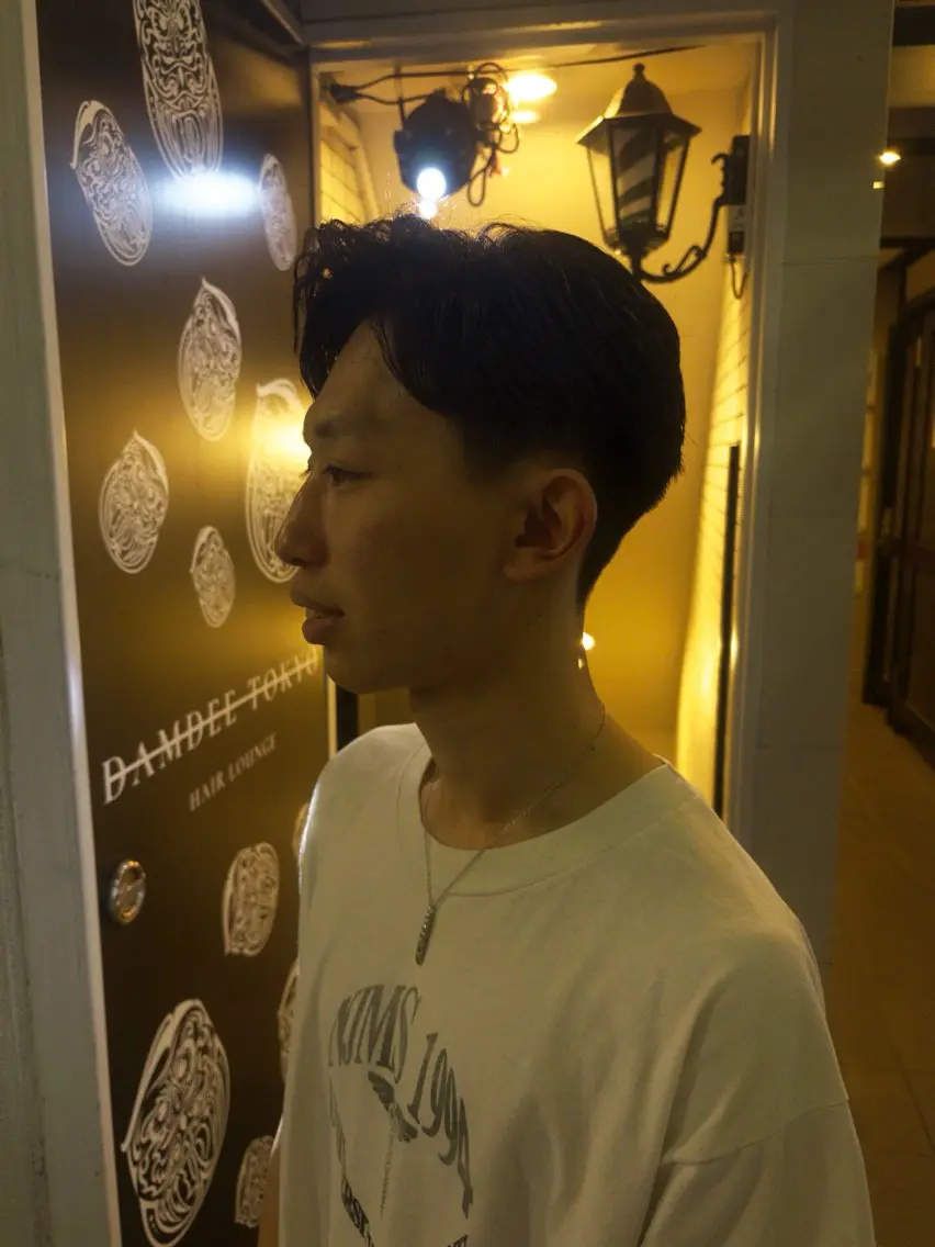 ミディアム 福永 彩花のヘアスタイル