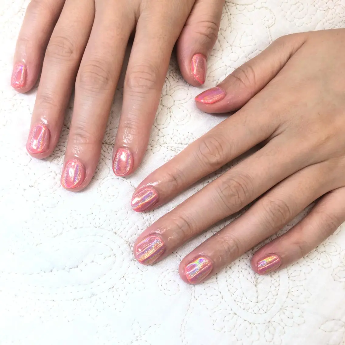 ネイル オレンジ ハンドネイル フットネイル 🎀AYAKO 🎀中韓ネイルのネイルデザイン
