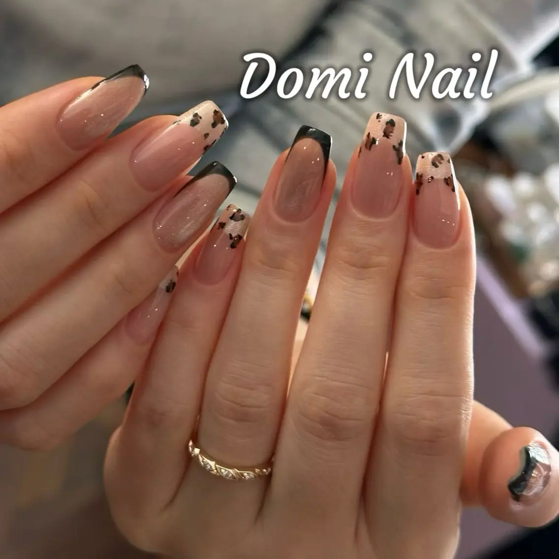 ネイル 持ち込み ハンドネイル 渋谷 Domi Nailのネイルデザイン