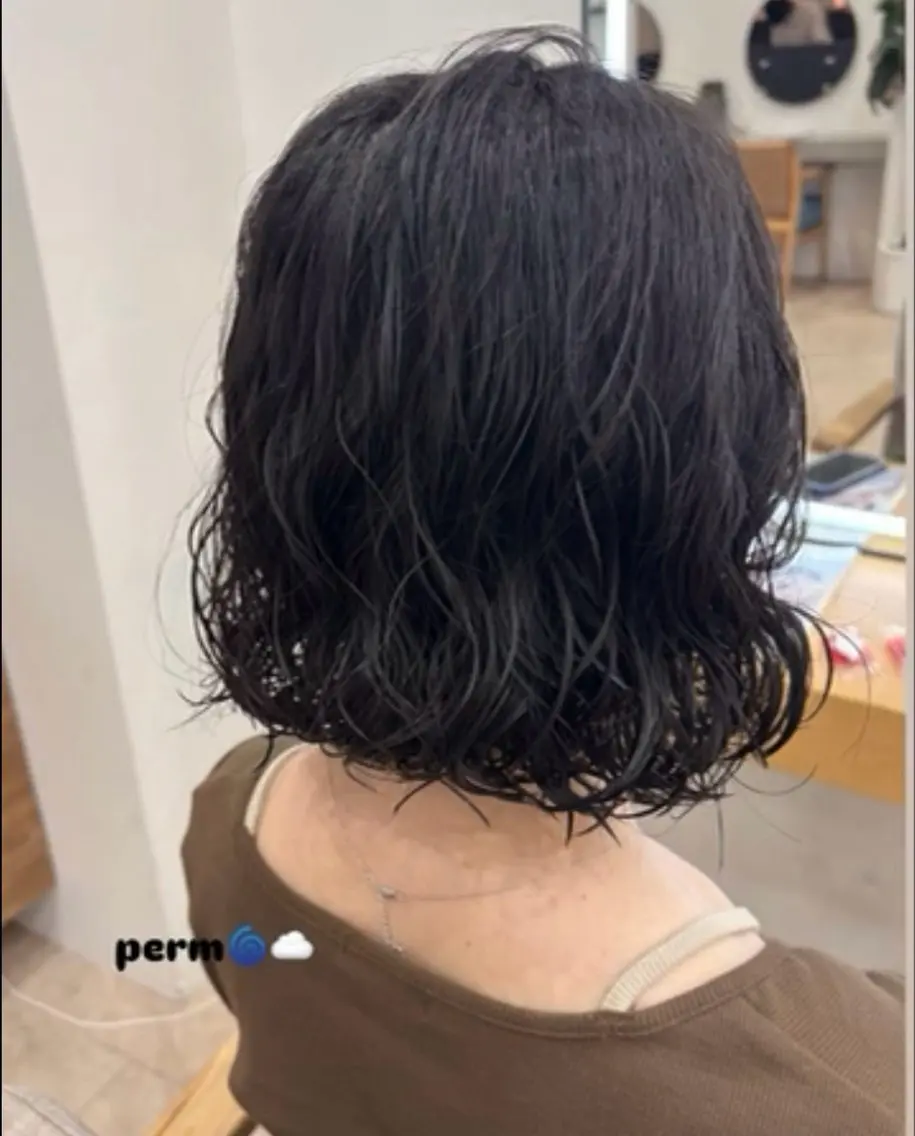 コールドパーマ、デジタルパーマ🌀の写真