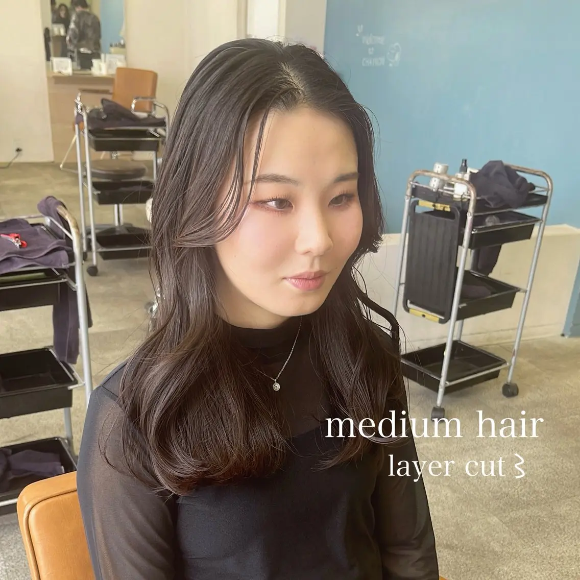 [顔まわりカットcoupon🪽]リピーター様🫧顔まわりカット+カラー+シェノンTrの写真