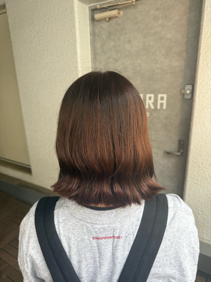 【ミディアム~ロングの方限定】メンテナンスカット✂️+ワンカラー🌈+トリートメント✨の写真
