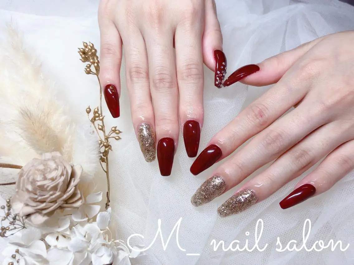 ネイル スカルプネイル M_ nail salonのネイルデザイン
