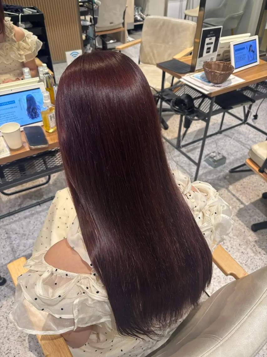 ロング カラー ブリーチ ダブルカラー ブリーチなしカラー レッドカラー ヘアカラー Wカラー/ワンカラー ジュリ❤️‍🔥のヘアスタイル