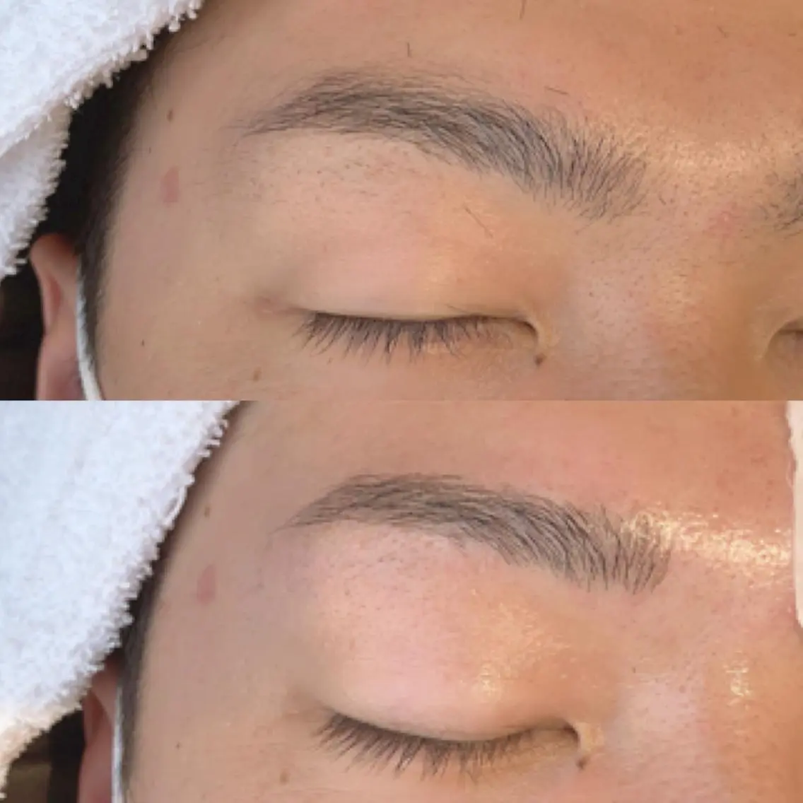 メンズ アイブロウ 眉毛ワックス脱毛 litva 鏡ほのかの眉毛・アイブロウイメージ