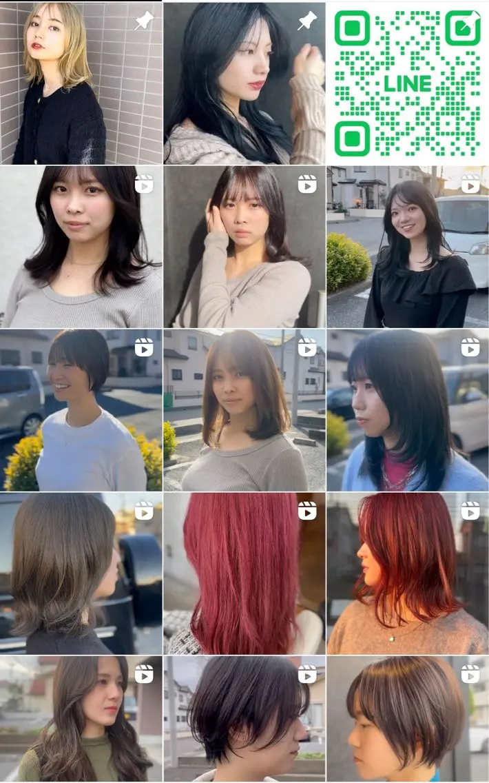 ミディアム カット ヘアカラー トリートメント 菊池 幹のヘアスタイル