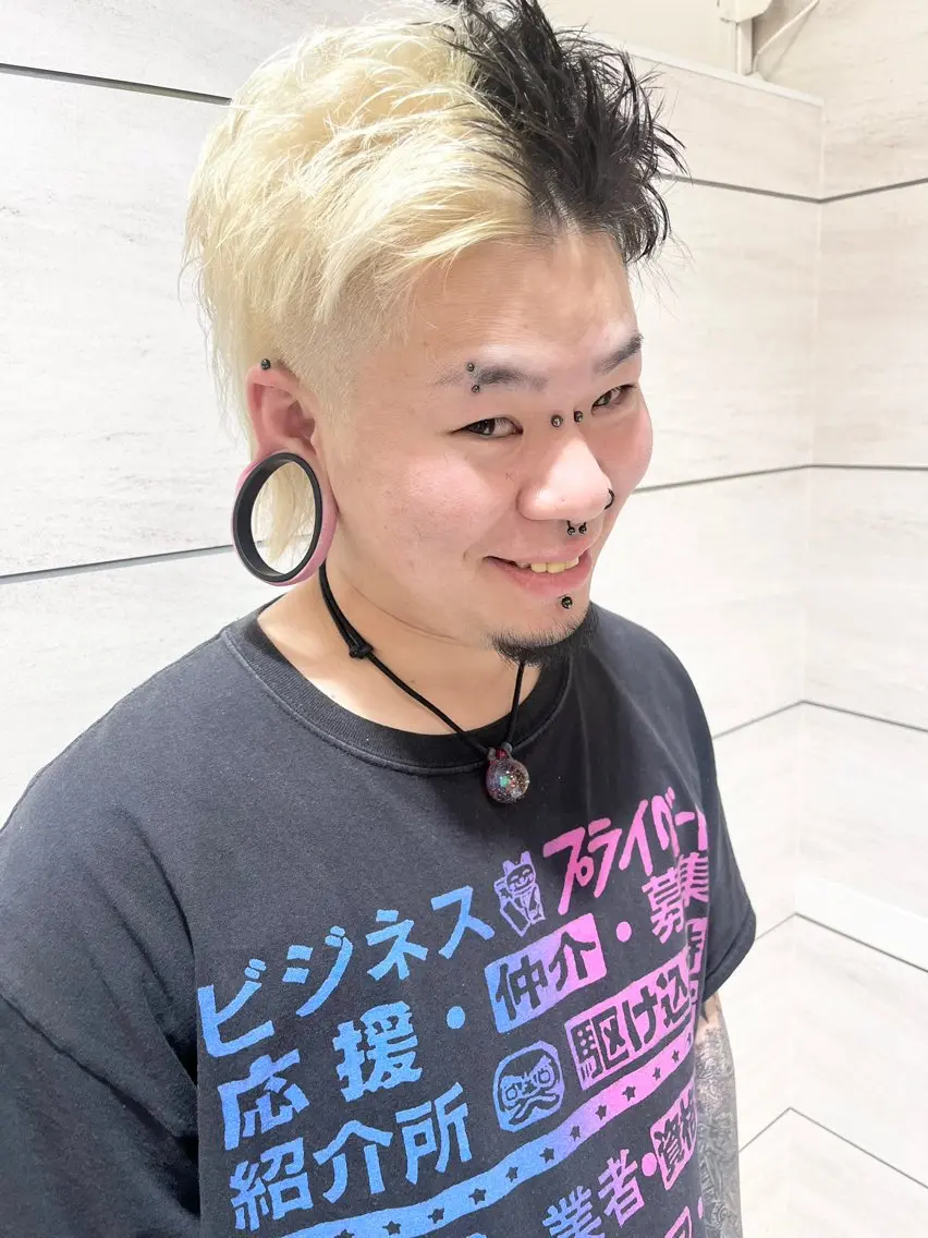 カラー メンズ ヘアカラー noll【今池駅前】 池田碧花のヘアスタイル
