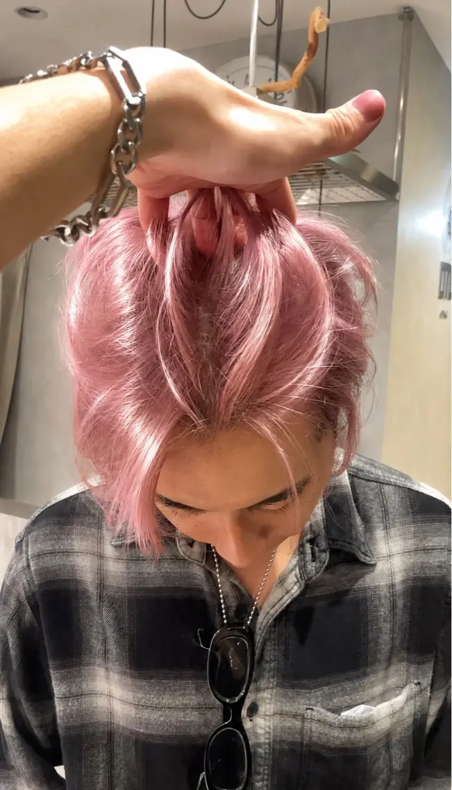 カラー メンズ ハイトーン特化💫/ デザインカラーのヘアスタイル