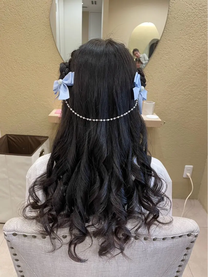 ヘアアレンジ ヘアセットサロン お呼ばれ/ライブヘアのヘアスタイル