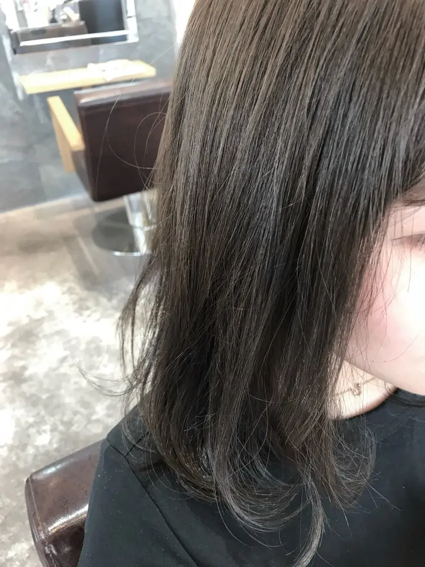 ミディアム カラー 塚本 昂のヘアスタイル