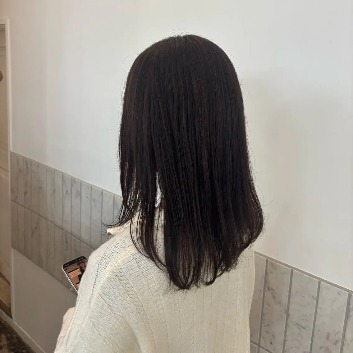 ミディアム カラー Terve. 梅沢 彩菜美のヘアスタイル