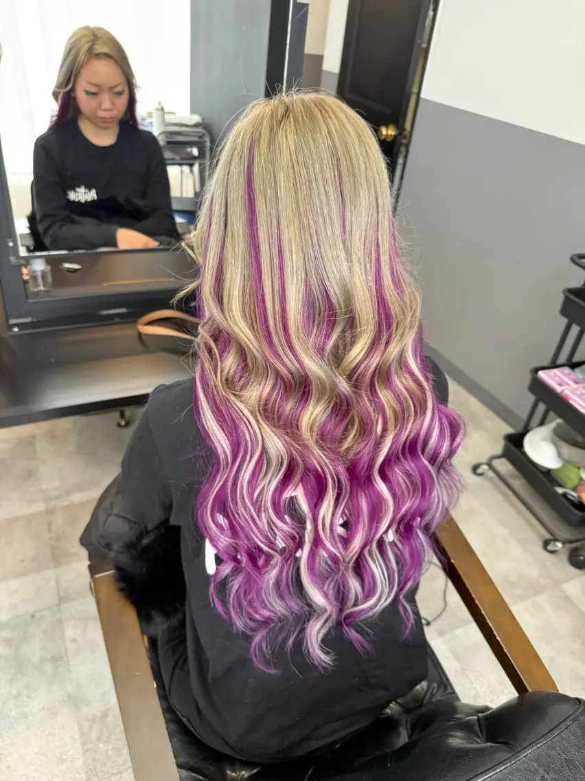 ヘアアレンジ NANOHA エクステ・ヘアセットのヘアスタイル